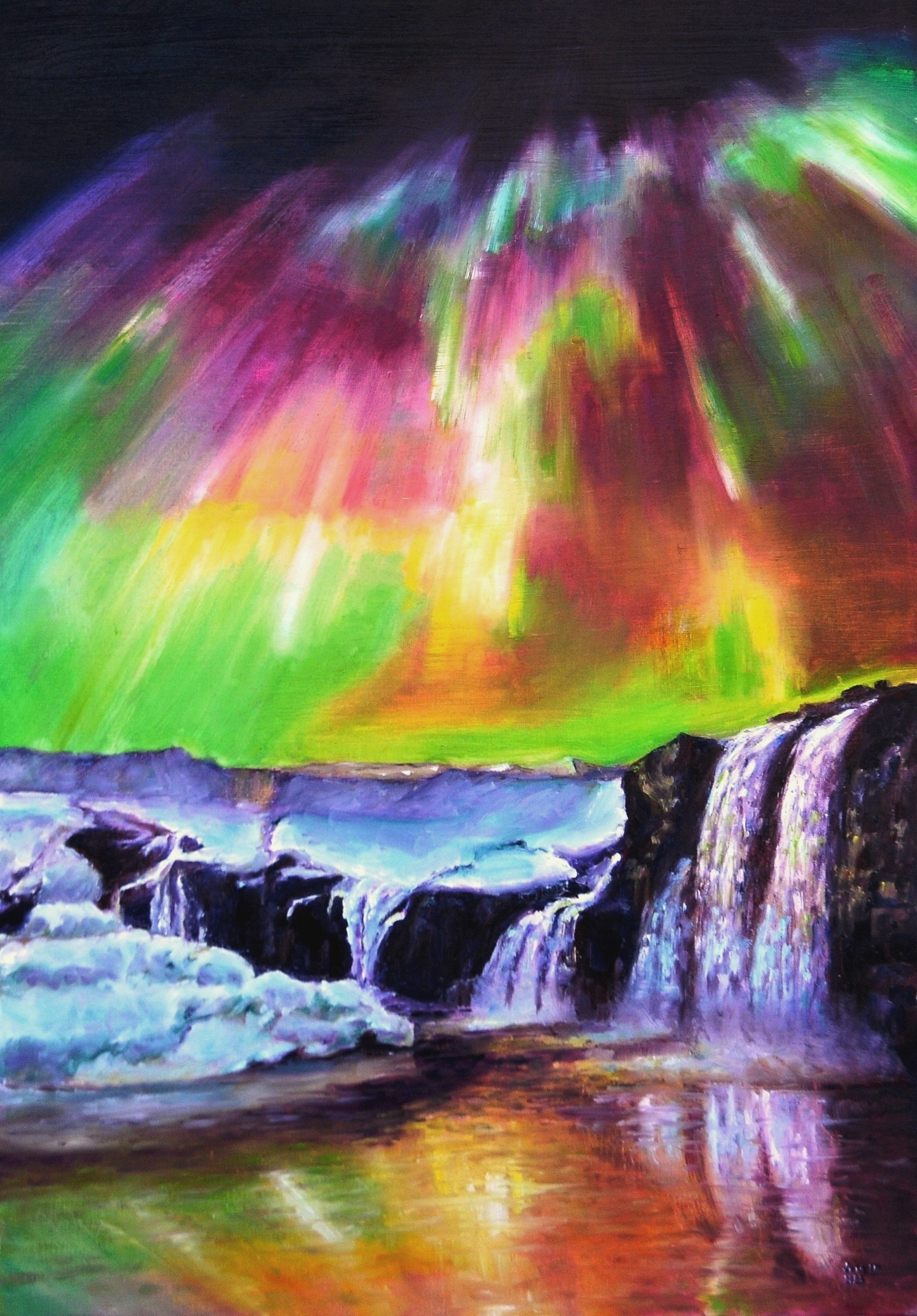 Aurora 2 | Oil paint on linen | Year: 2023 | Dimensions: 100x70cm