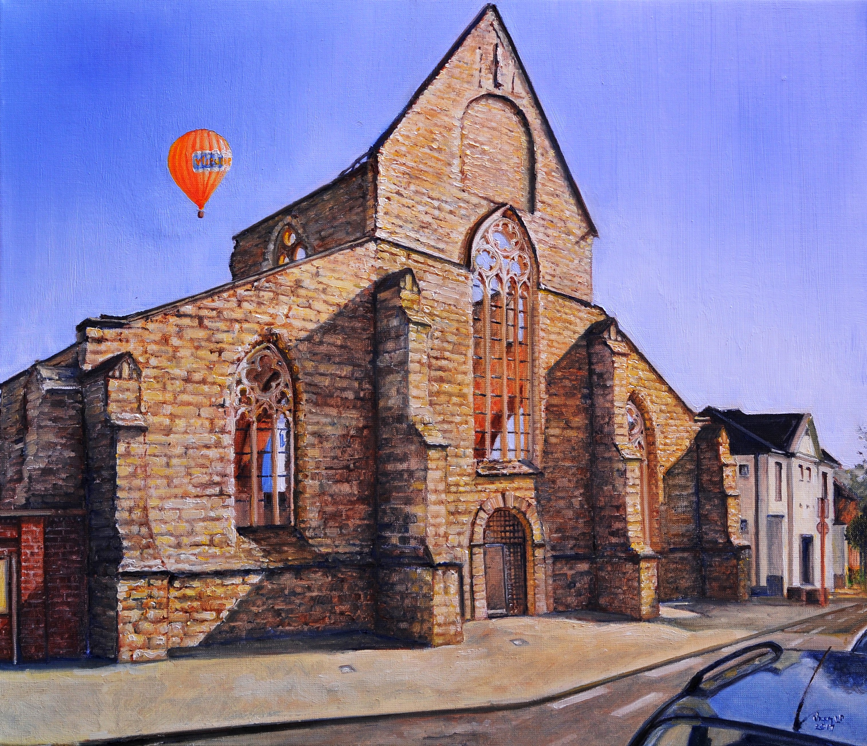 Friar's Church Tienen, Belgium| Oil on linen | Year: 2017 | Dimensions: 60x70cm